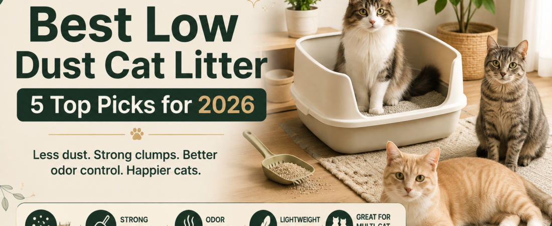 Best Low-Dust Cat Litter: 5 Top Picks for 2026