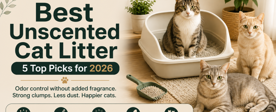 Best Unscented Cat Litter: 5 Top Picks for 2026
