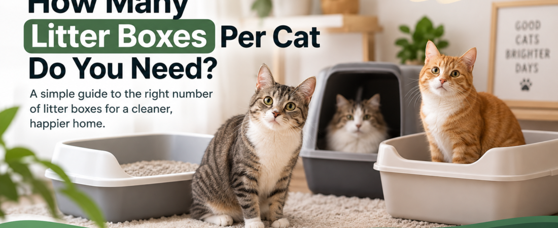 How Many Litter Boxes Per Cat Do You Need?