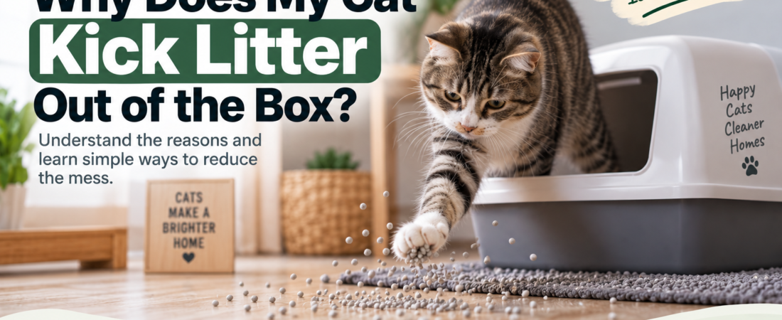 Why Does My Cat Kick Litter Out of the Box?