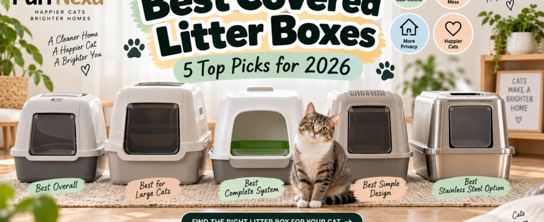 Best Covered Litter Boxes: 5 Top Picks for 2026