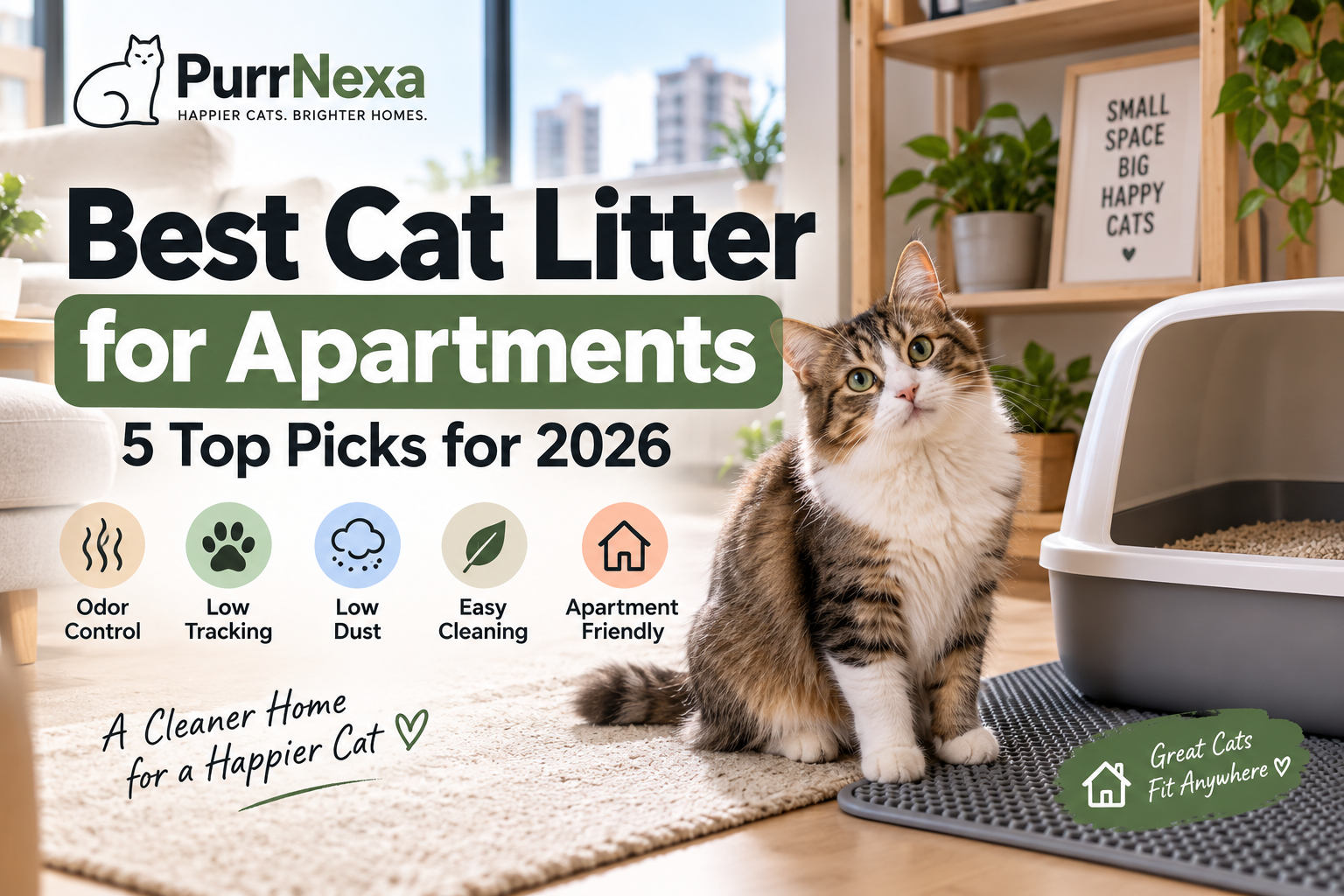 Best Cat Litter for Apartments: 5 Top Picks for 2026