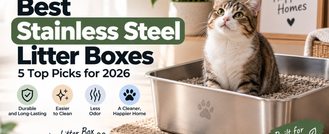 Best Stainless Steel Litter Boxes: 5 Top Picks for 2026