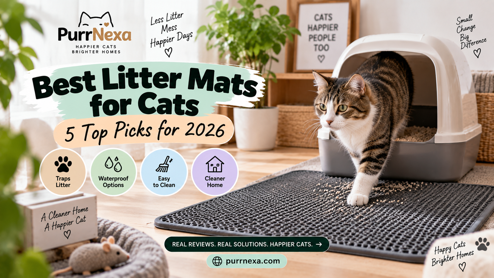 Best Litter Mats for Cats: 5 Top Picks for 2026