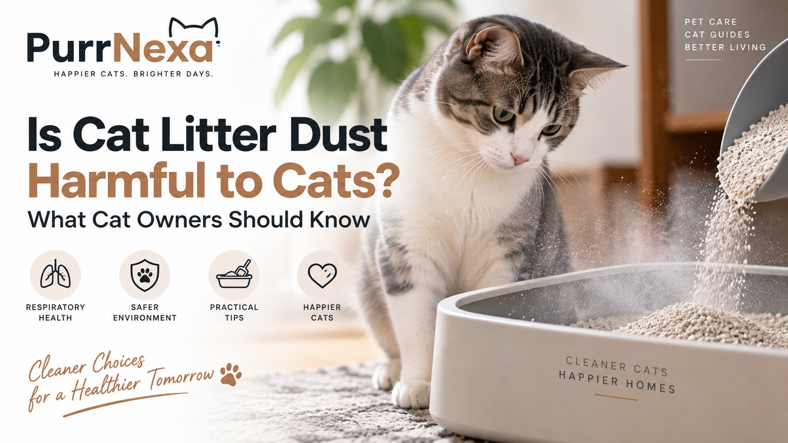 Does Cat Litter Dust Harm Cats? What Cat Owners Should Know