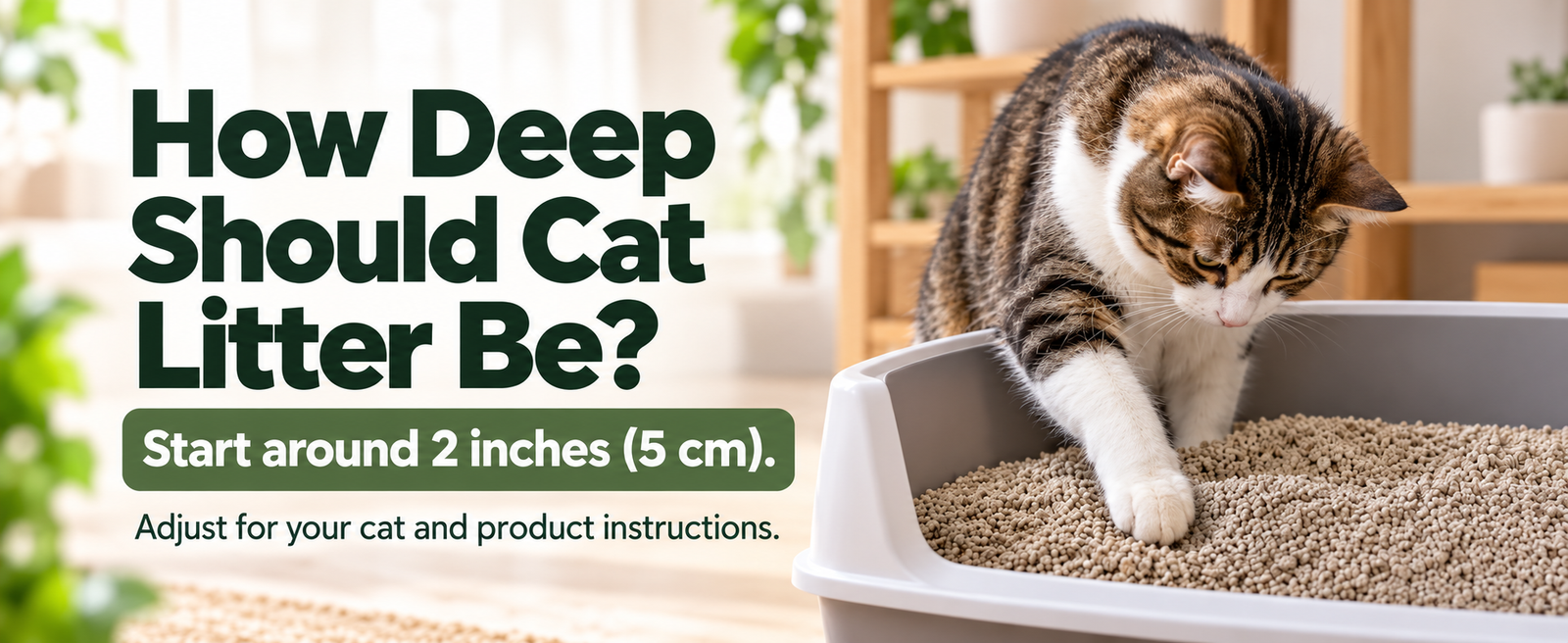 How Deep Should Cat Litter Be? A Simple Guide